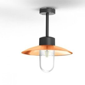 Belcour 02 | Kupfer Deckenleuchte mit Reflektorschirm Roger Pradier